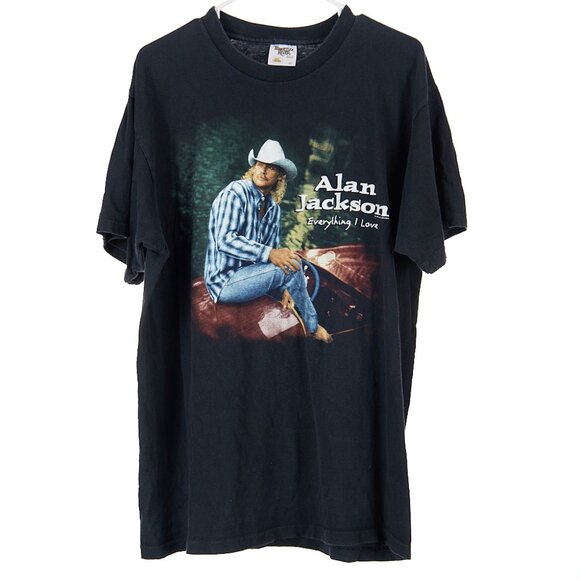Vintage Alan Jackson Single Stitch Concert Tee Made in USA XL - Picture 1 of 6